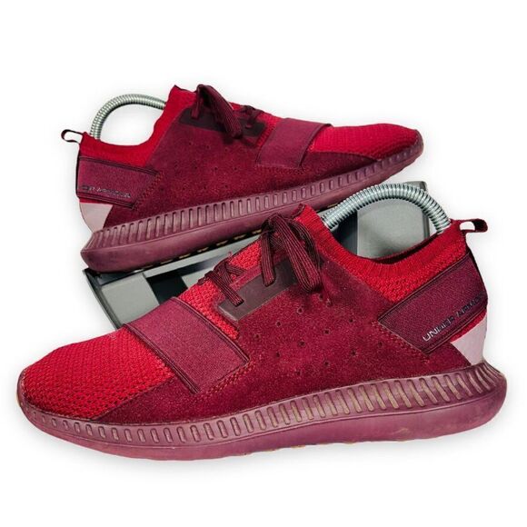 Under Armour UA Threadborne Shift Burgundy 3019873-600 Youth 7 - Picture 1 of 11